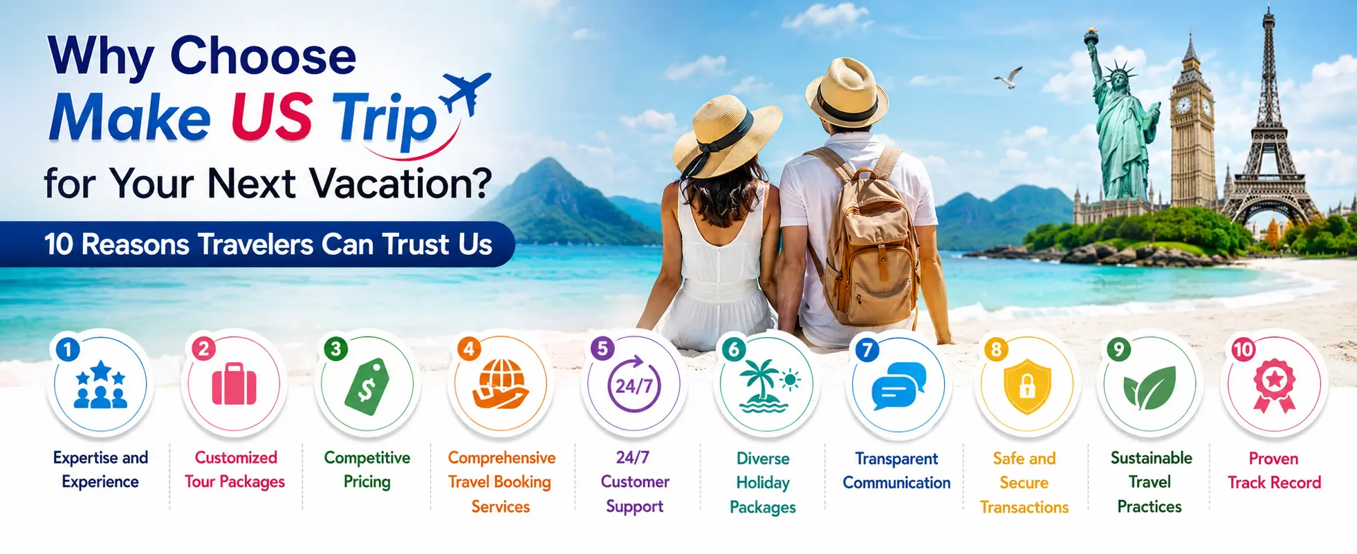 Why Choose Make US Trip for Your Next Vacation? 10 Reasons Travelers Can Trust Us